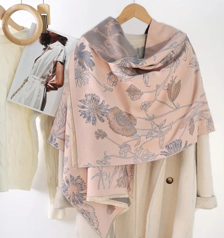 Women's Floral Printed Scarf
