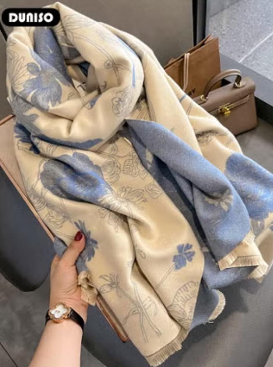 Women's Floral Printed Scarf