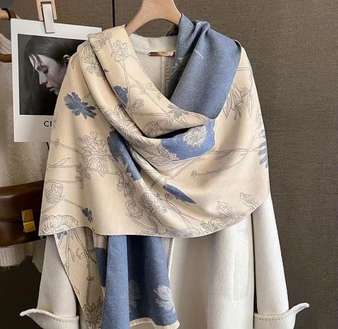 Women's Floral Printed Scarf