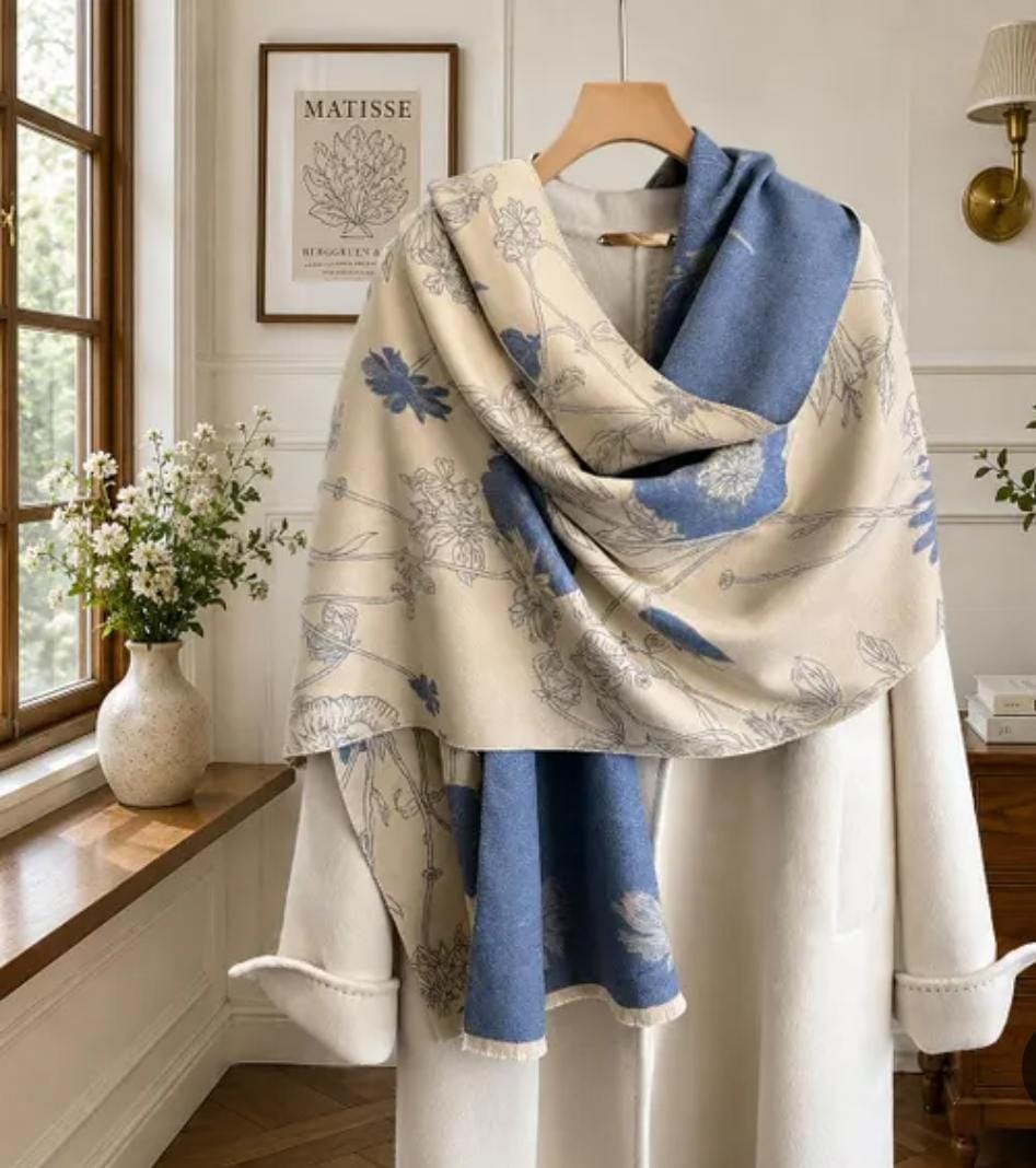 Women's Floral Printed Scarf