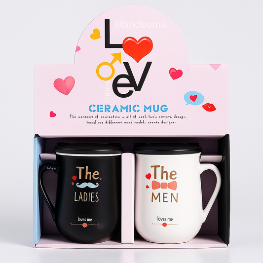 Couple Ceramic Mug Set