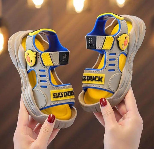 Kids’ Cartoon Duck Open-Toe Sandals